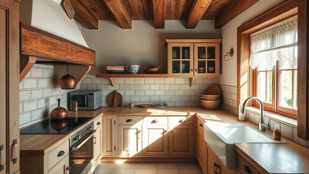 seamless rustic modern smart integration