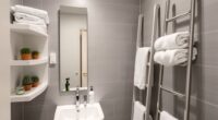 vertical storage for small bathrooms