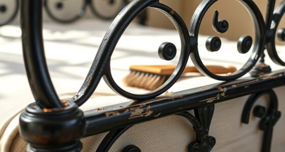 vintage iron bed care