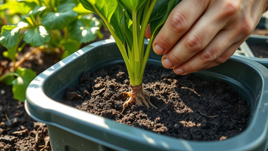 water rooting plant cuttings