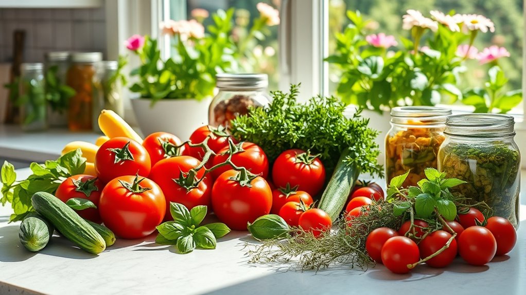 year round garden meal planning