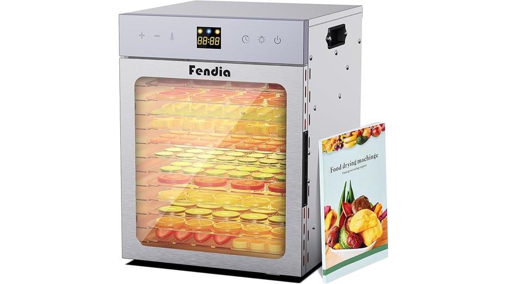 12 tray stainless dehydrator