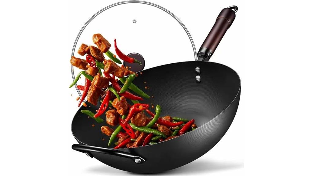 13 inch pre seasoned wok