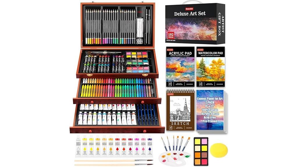 192 piece artist s art set