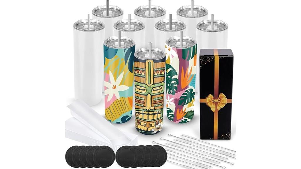 20 oz sublimation tumbler set