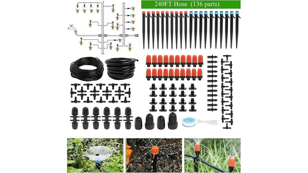 240 foot drip irrigation kit