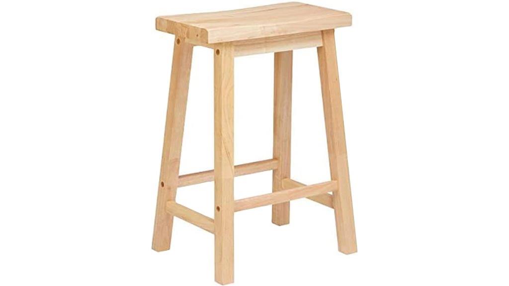 24 inch saddle seat stool