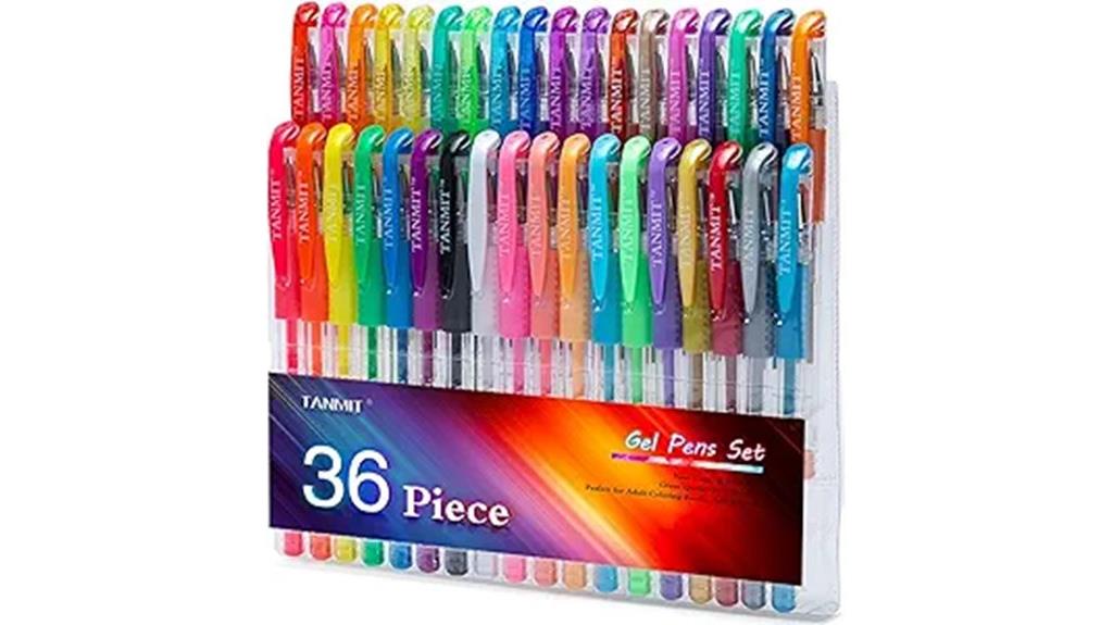 36 color gel pen set