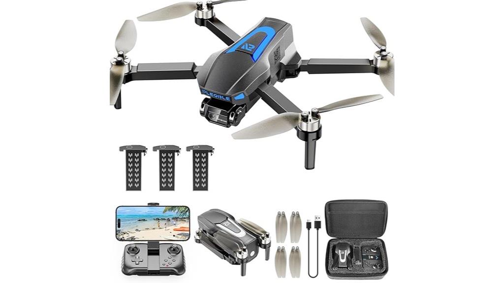 4k foldable camera drone