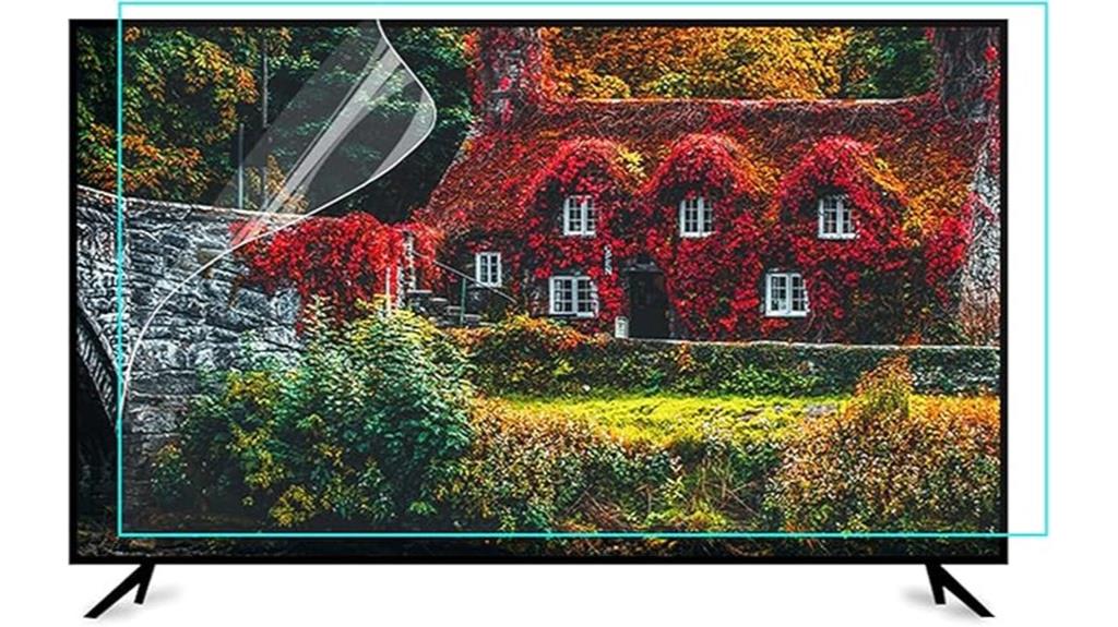 55 inch glare reducing screen