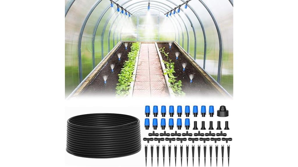 65 foot greenhouse watering system