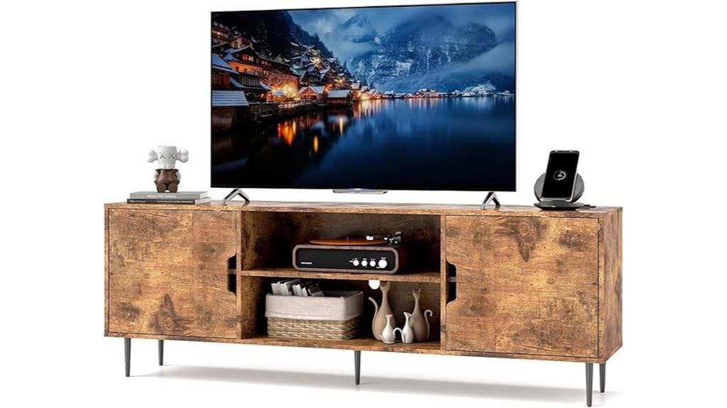 80 inch tv stand storage