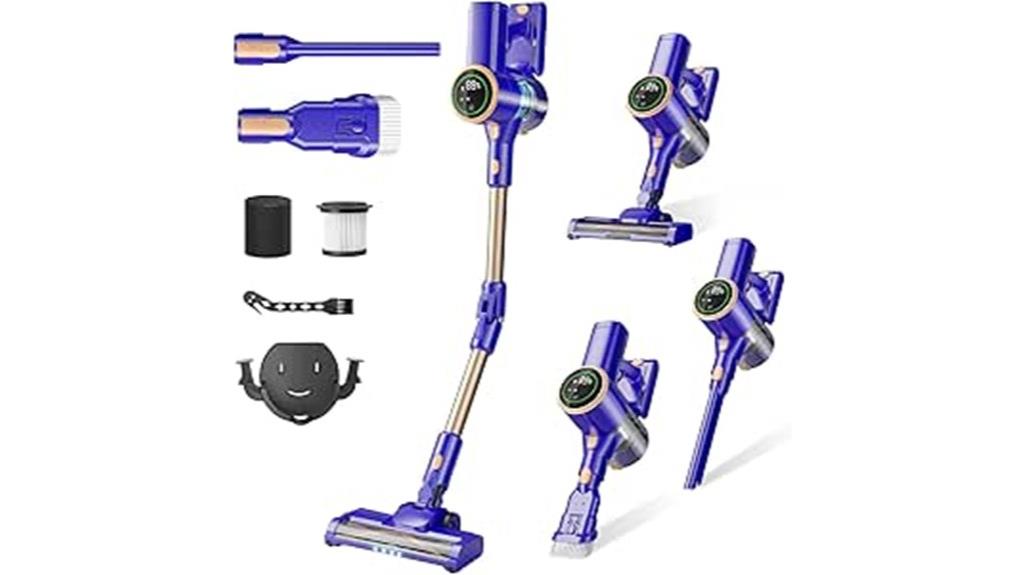 8 in 1 cordless touchscreen vacuum