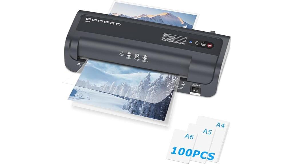 a4 laminator with 100 sheets