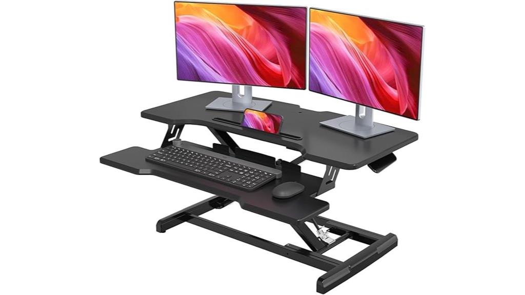 adjustable 32 inch sit stand