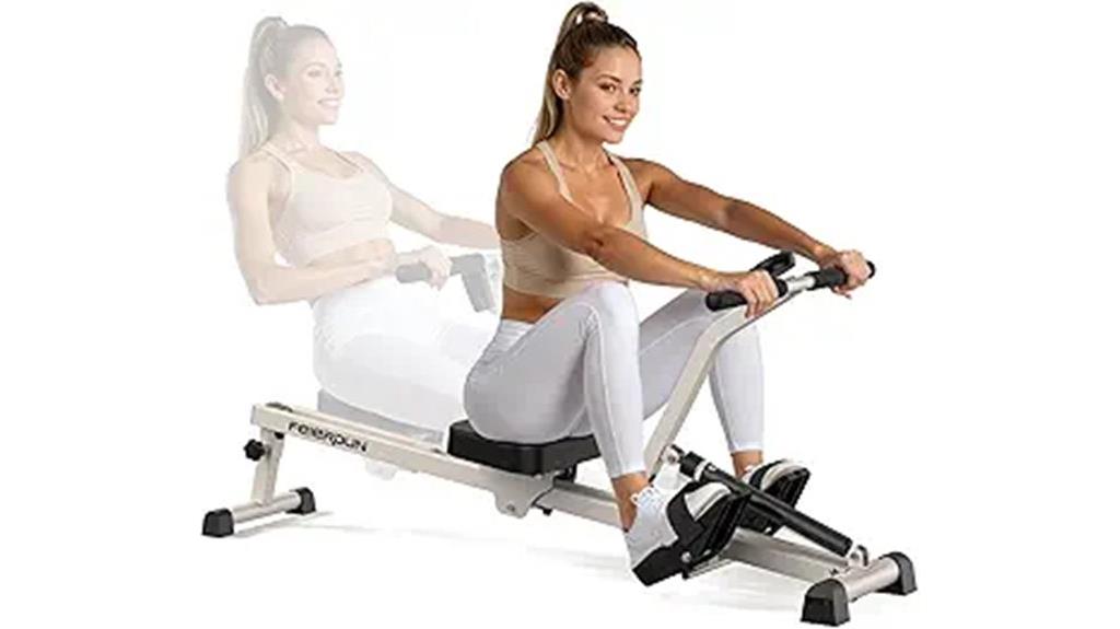 adjustable compact home rowing