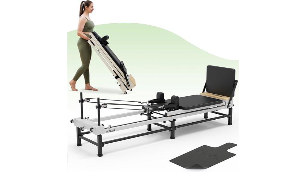 adjustable height pilates reformer