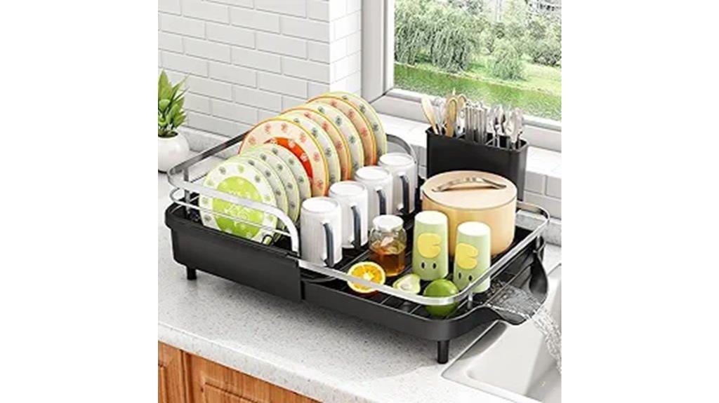 adjustable kitchen drying rack
