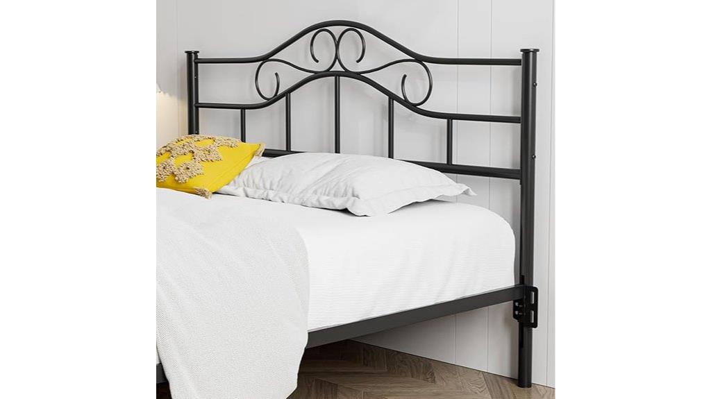adjustable metal queen headboard