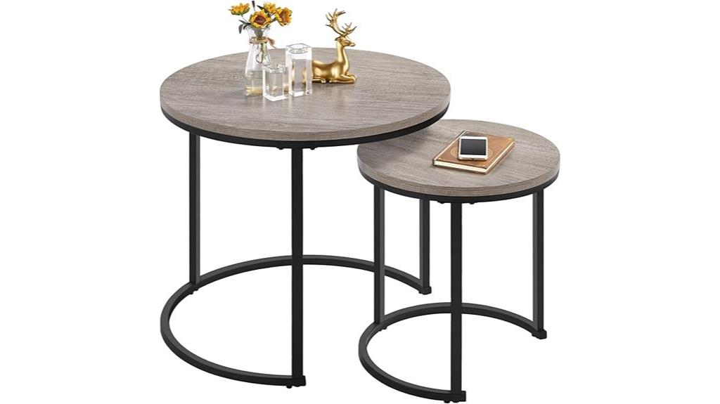 adjustable nesting coffee tables