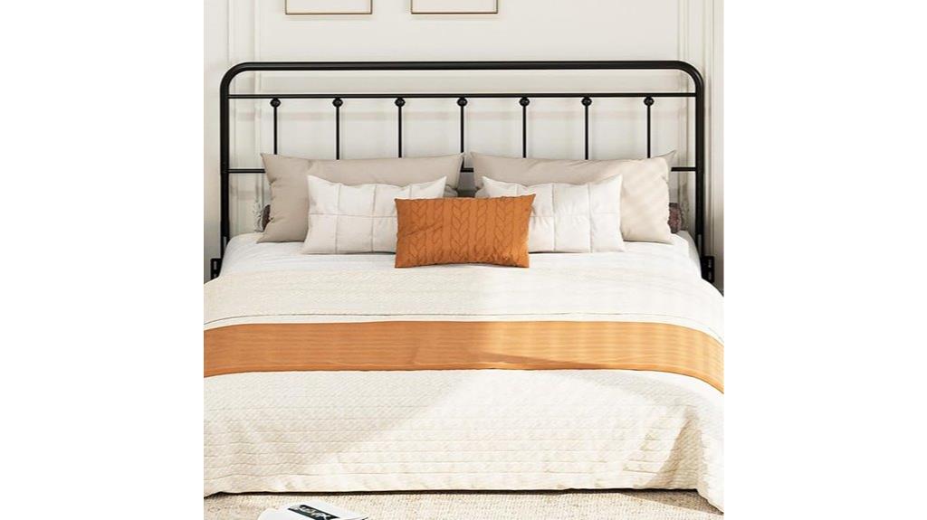 adjustable steel farmhouse headboard