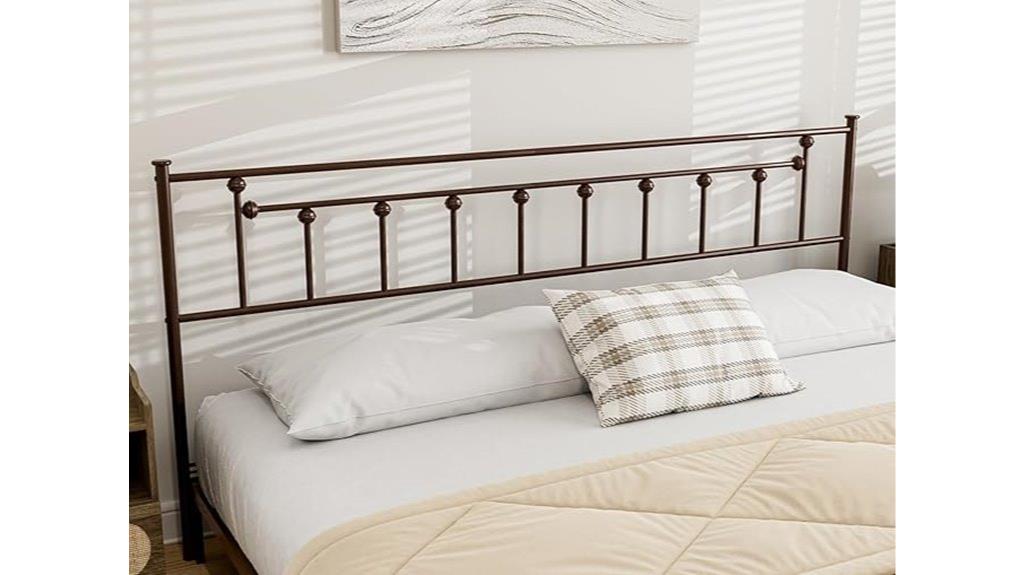 adjustable steel headboard