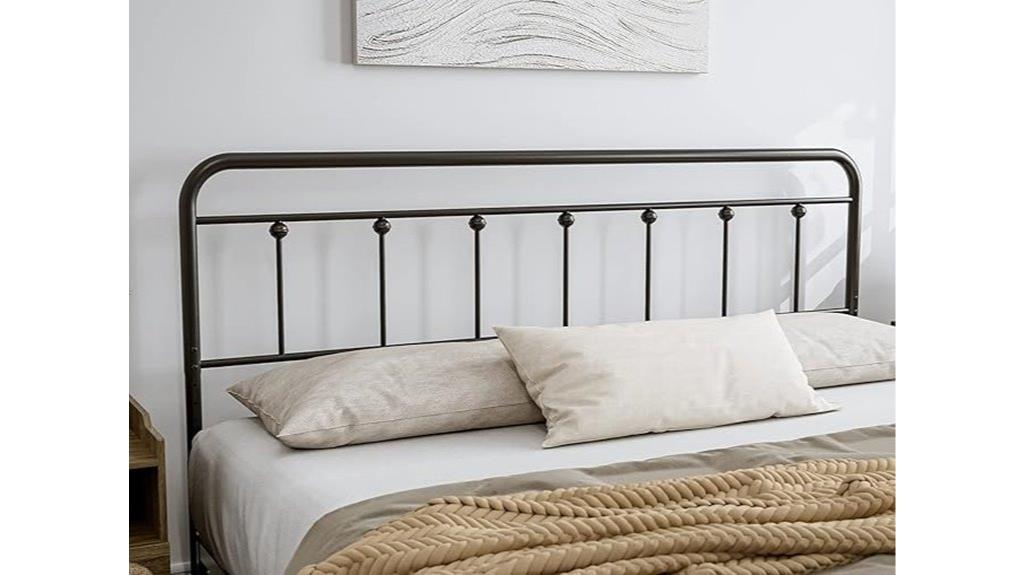 adjustable steel king headboard