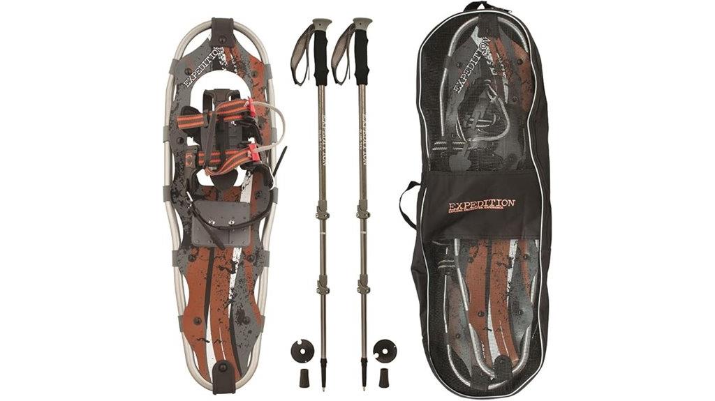 aluminum frame snowshoe