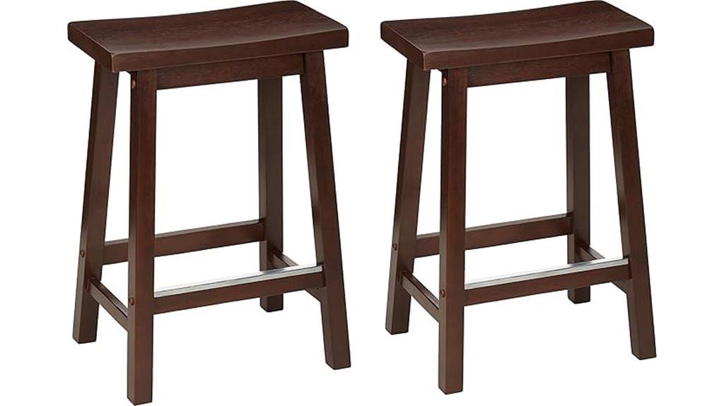 amazon basics wooden barstools