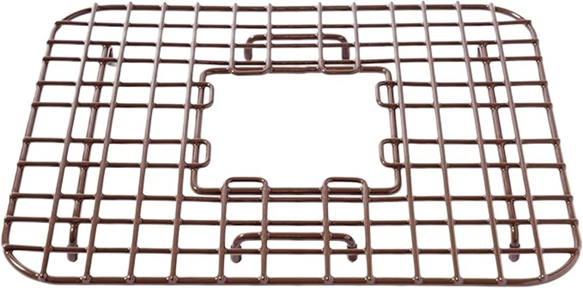 antique brown kitchen sink