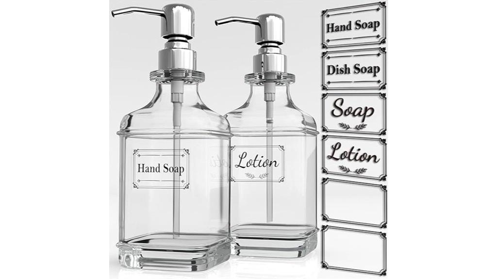 antique glass soap dispensers