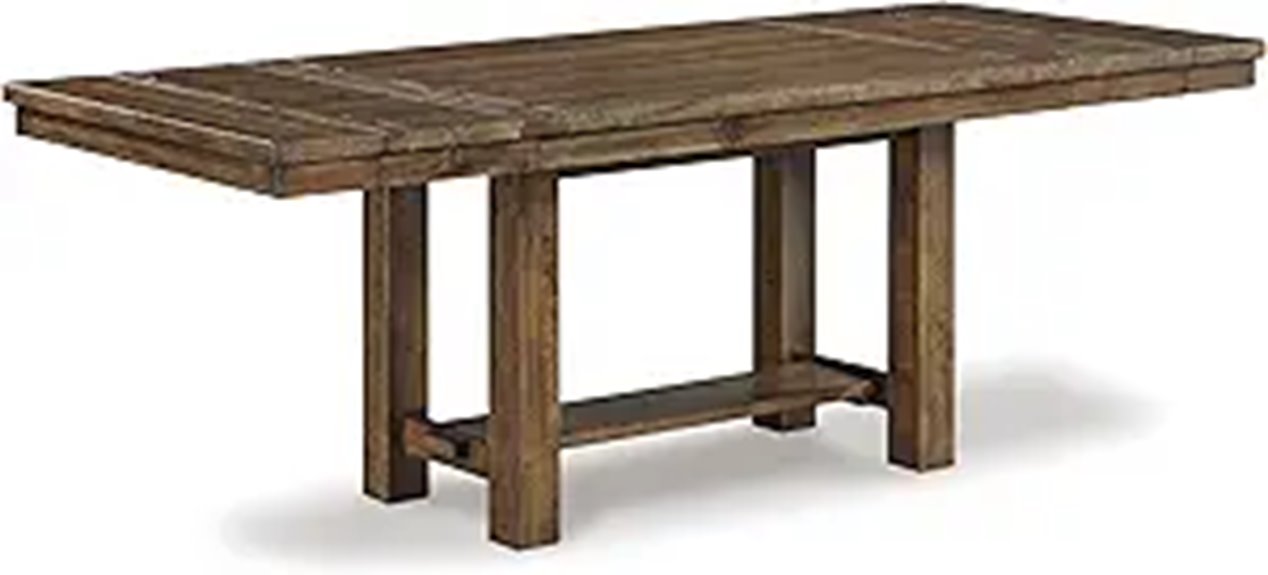 ashley moriville farmhouse table