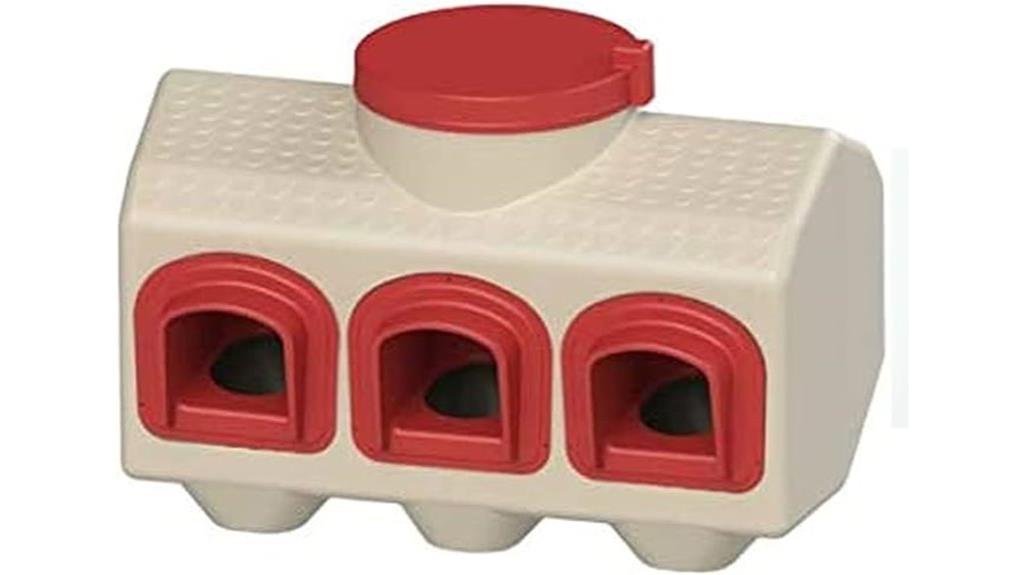 automatic 50 pound poultry feeder