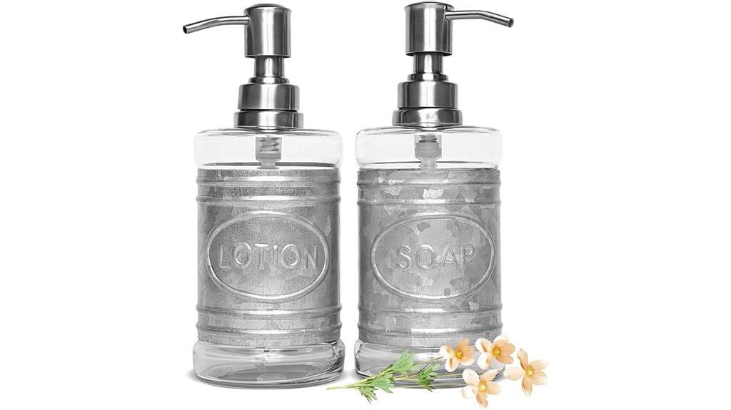 autumn alley farmhouse dispenser