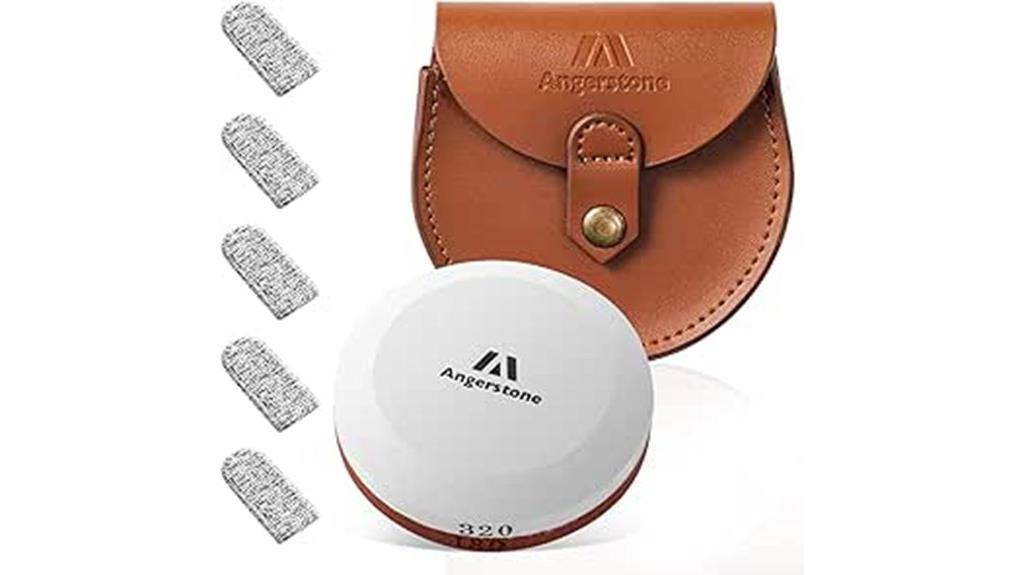 axe sharpener with sheath