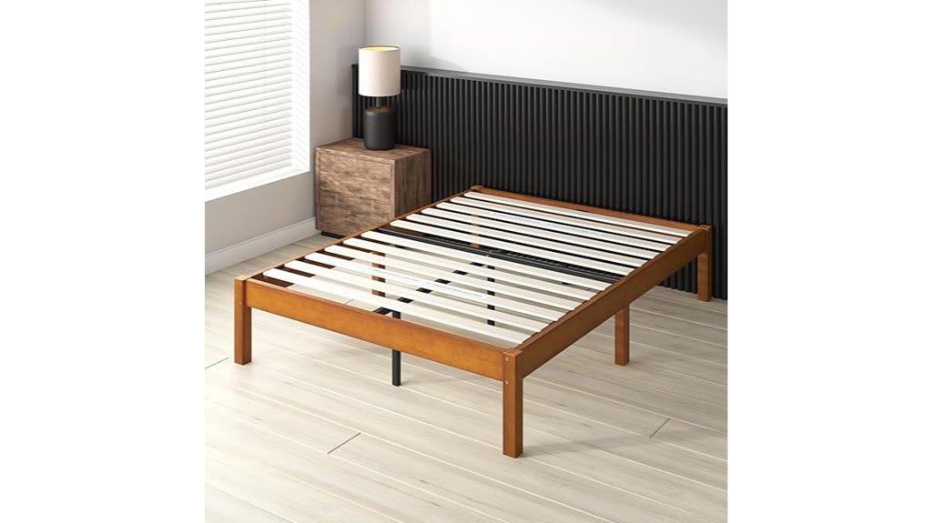 bamboo king bed frame