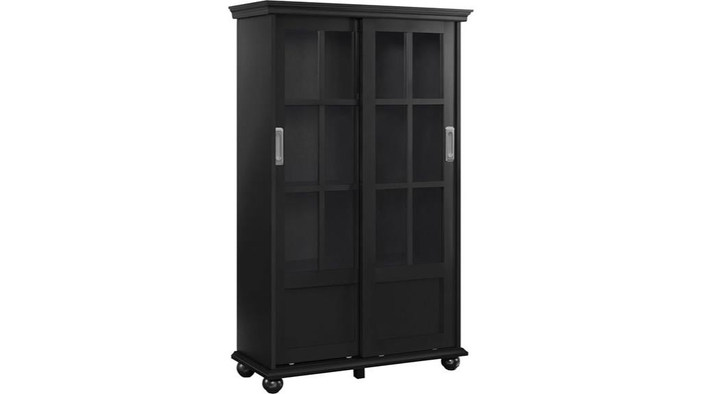 black aaron lane bookcase