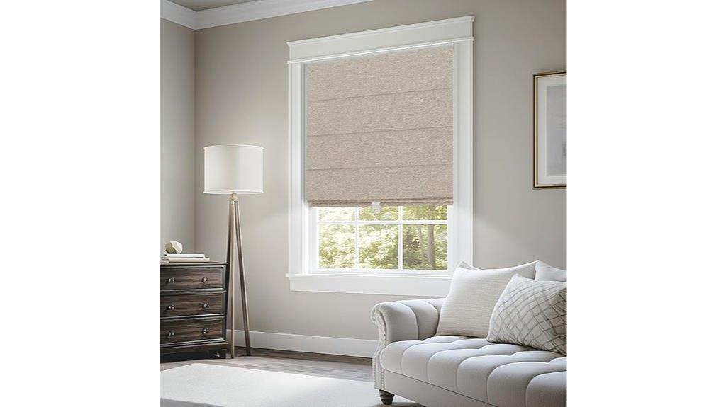 blackout roman window shades