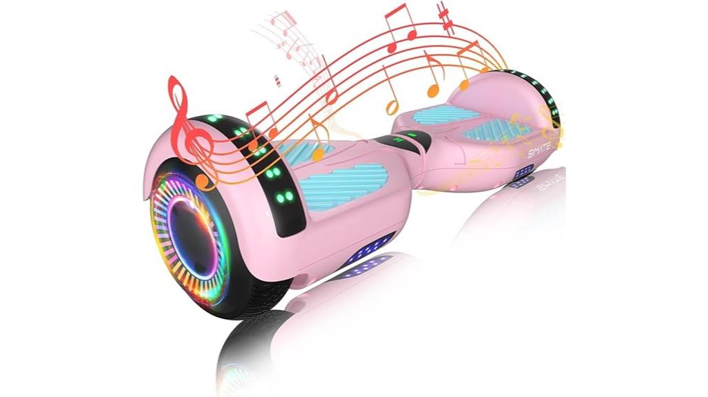 bluetooth led light scooter