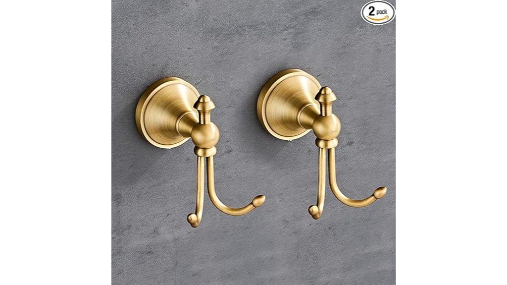 brass wall towel hooks