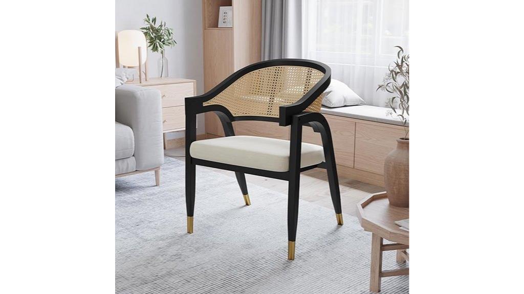 bronson cane rattan chair