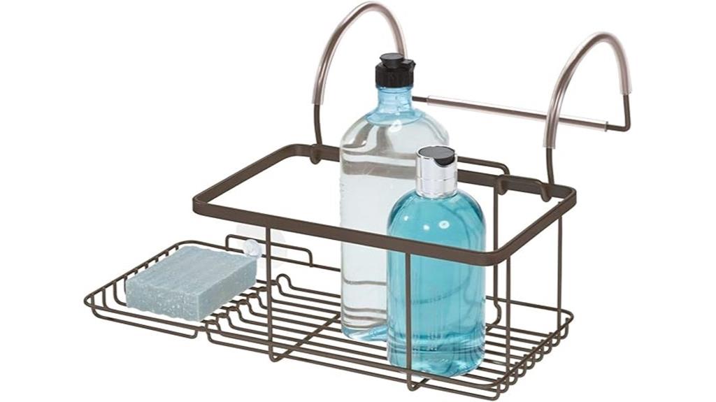 bronze side tub caddy