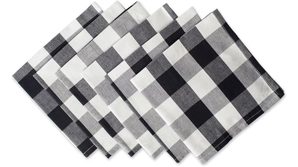 buffalo check cloth napkins