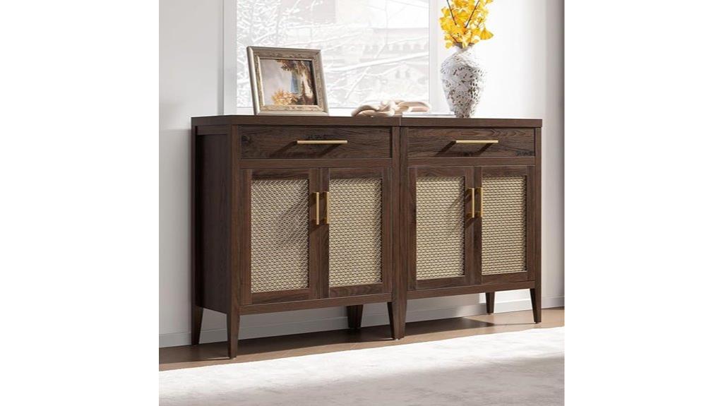 buffet cabinet with drawers