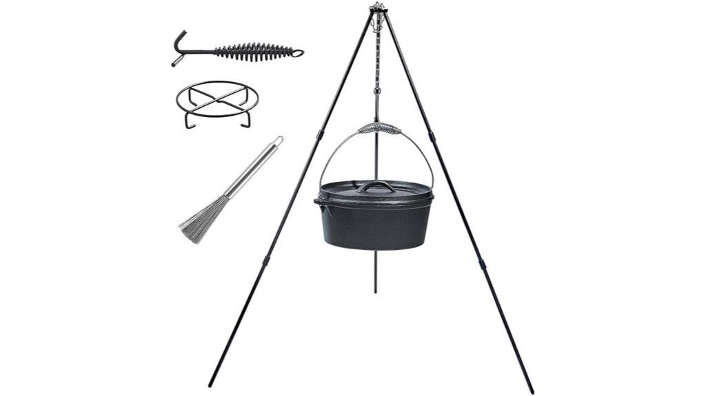 cast iron camping dutch oven