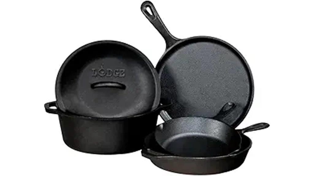cast iron cooking set