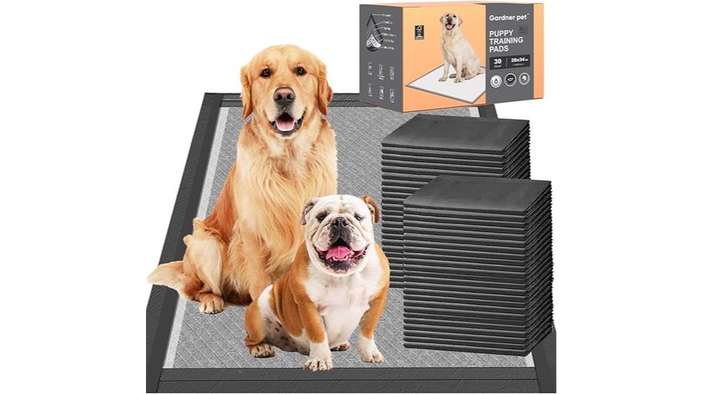 charcoal puppy pad pack