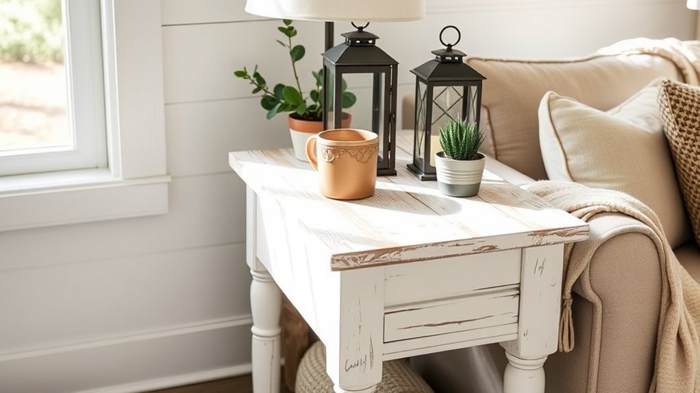 charming farmhouse side tables