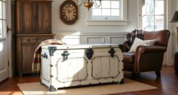 charming farmhouse storage trunks