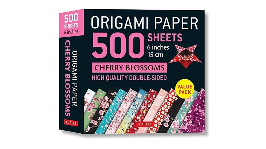 cherry blossom origami paper